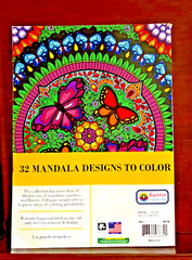 Adult Coloring Books Lot 4 Unused Nature Flowers Mandalas Stained Glass Karmin