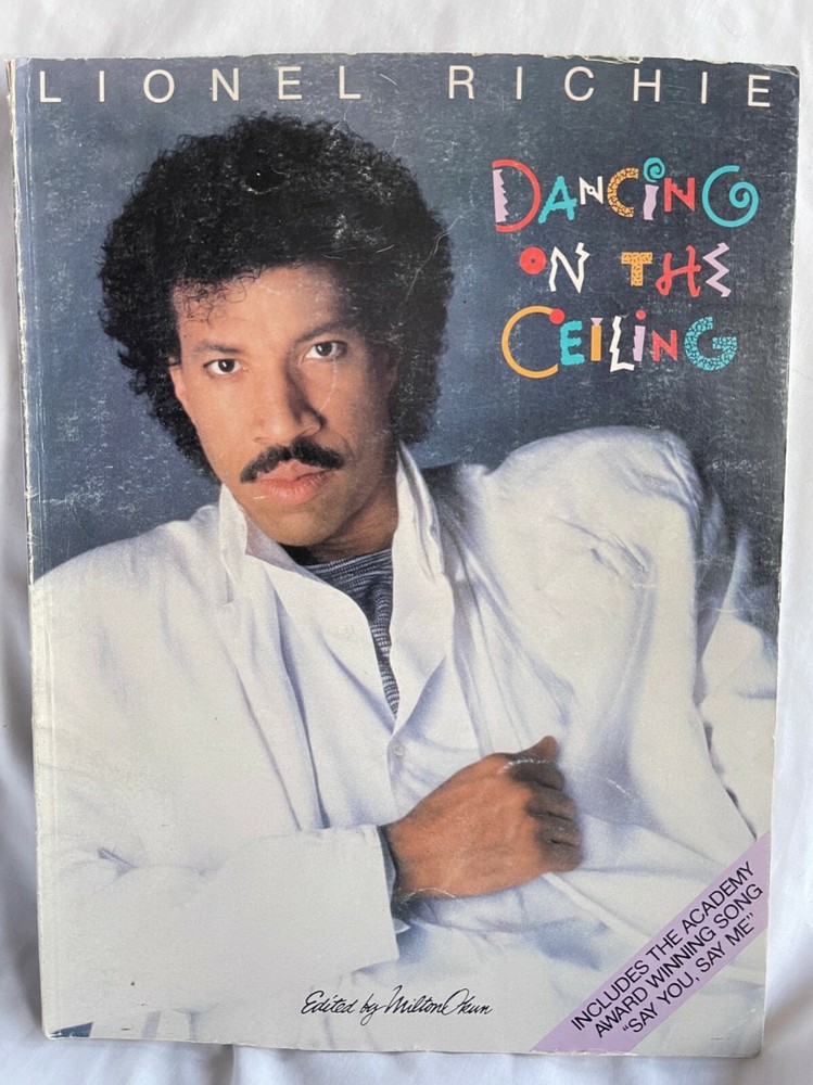 LIONEL RICHIE, DANCING ON THE CEILING SHEET MUSIC 8 SONGS, 61 PAGES, PHOTOS