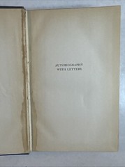 William Lyon Phelps Autobiography w/Letters 1939 HC Author Scholar & Critic B203
