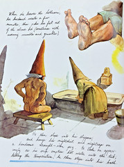 GNOMES by Huygen & Poortvliet 1977 Abrams 100s of color Illus 1st Ed HC/DJ VG+