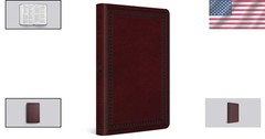 ESV Large Print Value Thinline Bible (Trutone, Mahogany, Border Design)