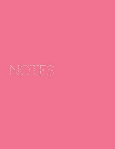 Notes: Minimalist Coral 8.5×11 Inch Wide Lin, 110 Pages by Paperworks, Every …