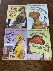 Lot of 4 HOW DO DINOSAURS Books By Jane Yolen & Mark Teague Hardback Children’s
