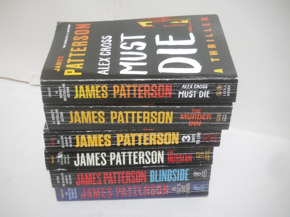Lot of 6 Best-Sellers James Patterson, no duds ~ Ships Boxed
