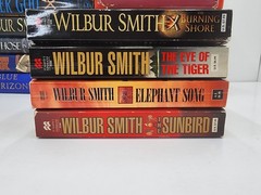Lot of 18 Wilbur Smith Adventure Novels – Paperback/Hardcover Mix Acceptable
