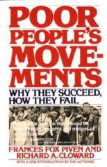 Poor People’s Movements: Why They Succeed, How They Fail – Paperback – GOOD