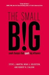 Small Big : Small Changes That Spark Big Influence, Hardcover by Martin, Stev…