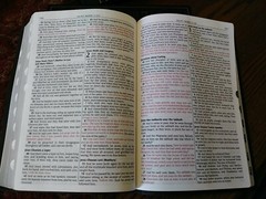 KJV Genuine Leather Brown Bible Thinline Large Print Thumb Indexed Cowhide NEW