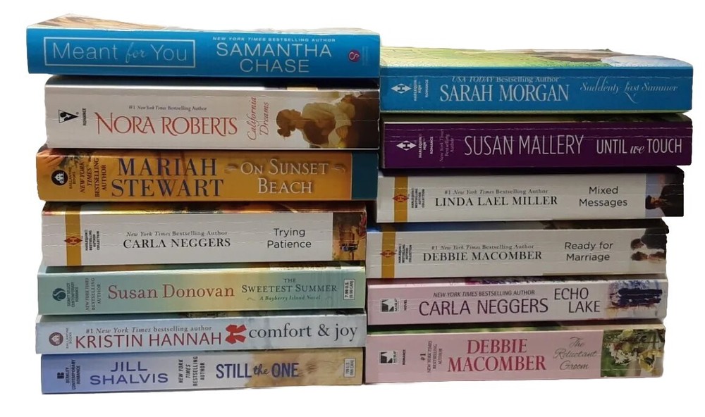 Lot of 13 Romance Paperbacks Various Authors
