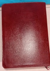 1978 RYRIE STUDY BIBLE KING JAMES VERSION BURGUNDY LEATHER Moody Press Boxed