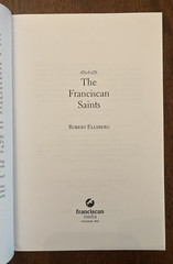 The Franciscan Saints by Robert Ellsberg PB *NICE! *CLEAN TEXT