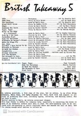 Professionals Fanzine „British Takeaway 5” Gen 1991 Anthology Bodie Doyle