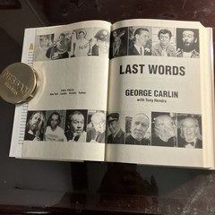 Last Words by George Carlin, NEW 1st/1st Hardcover, FREE SHIP