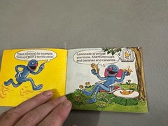 Grover’s Favorite Color Sesame Street Book 1977 1st Ed CTW Vintage Muppet