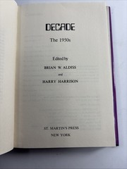 Decade: The 1950s ed. Harry Harrison Brian W. Aldiss 1978 HC First print USA DJ