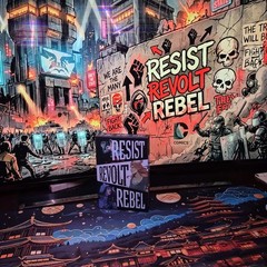 ​RESIST REVOLT REBEL Comic Book Lot 3 Book Set Trade Paperback Graphic Novel