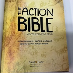 The Action Bible – God’s Redemptive Story – Hardcover GN – Sergio Cariello FS