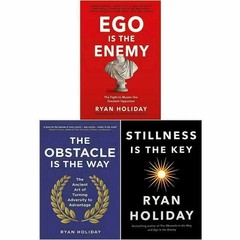 3 Books Set- Ego is Enemy, Obstacle, Stillness Is the Key by Ryan Holiday PB !!!