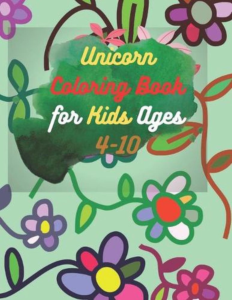 Unicorn Coloring Book for Kids Ages 4-10: 8.5 x 0.2 x 11 inches 33 pages by Easy