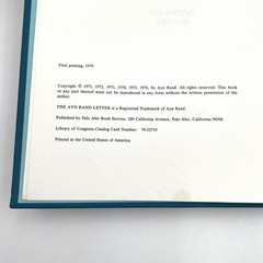 The Ayn Rand Letter Volumes I-IV 1971-1976 1st Print 1979 (+ Extras)