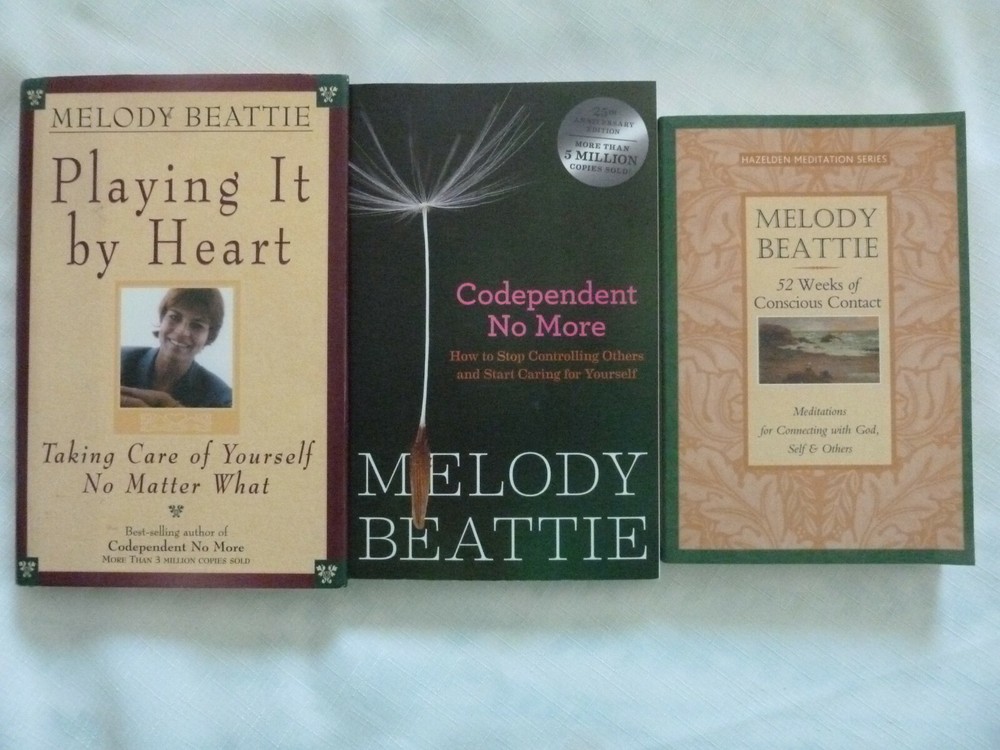 THREE (3) MELODY BEATTIE books