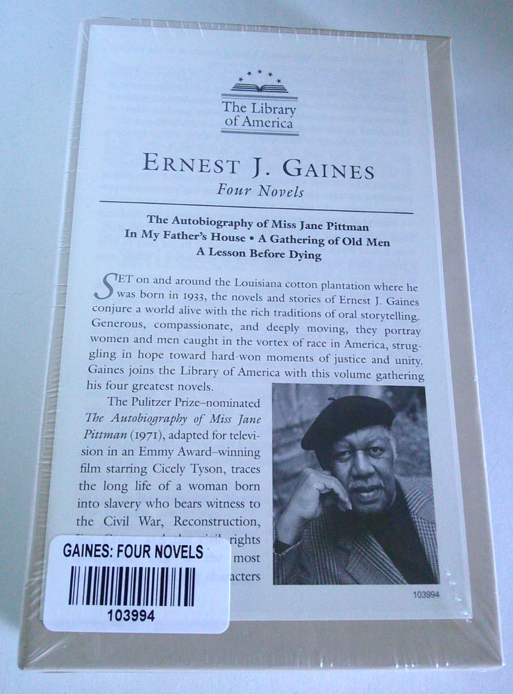 Library of America: Ernest J. Gaines „Four Novels” – Hard Covered – Slipcase