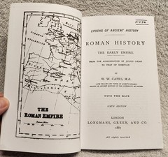 Roman History Early Empire William Wolfe Capes Epochs of Ancient History
