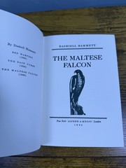 Maltese Falcon Dashiell Hammett First edition Library Hardcover Dust Jacket 1957