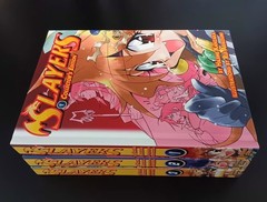 Slayers Volumes 1-3, 4-6, and 7-9 Collector’s Editions (Light Novels) English
