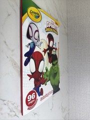 Crayola Spidey His Amazing Friends Coloring Book 96 Pages Comic Marvel Stickers
