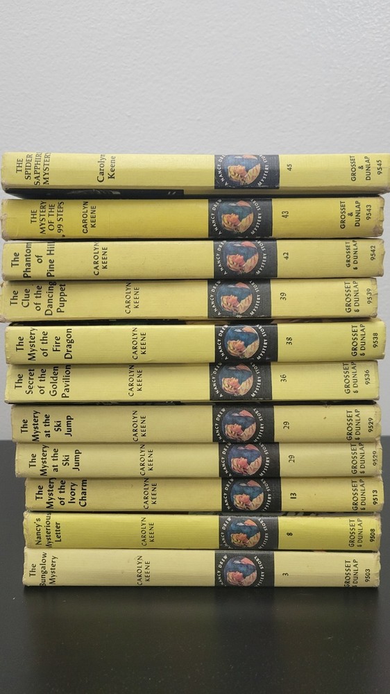 Vintage Nancy Drew, Ranging from the 1930’s – 1960’s