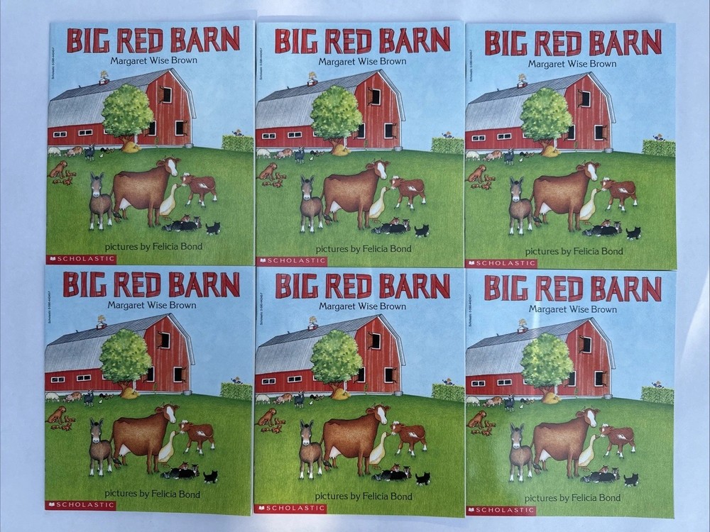 Big Red Barn by Margaret Wise Brown Paperback Lot 25 READ DESCRIPTION