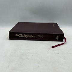 The Inspirational Bible Max Lucado Word Publishing 1995 Leather leather Maroon