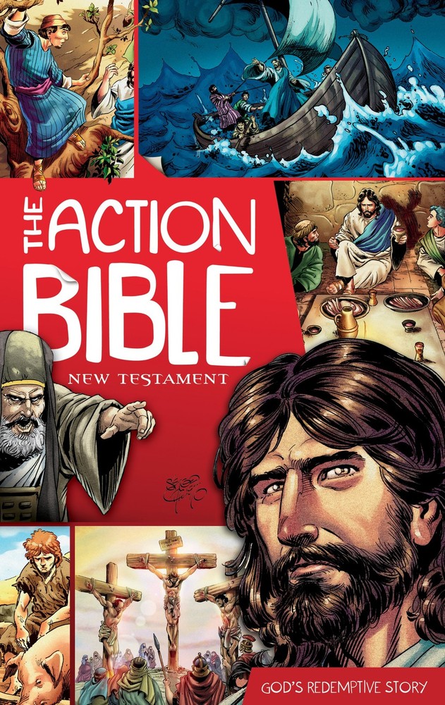 The Action Bible New Testament: God’s Redemptive Story (Action Bible Series)