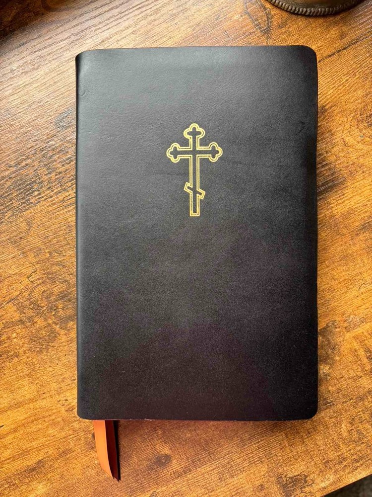 Orthodox Study Bible NKJV Handmade Genuine Leather Bible Choose Color.