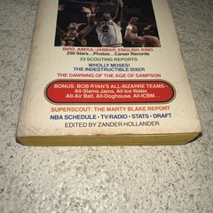 The Complete Handbook of Pro Basketball 1984 Edition by Hollander, Zander