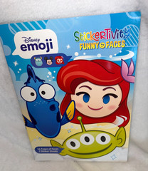 New 2021 Dreamtivity Disney Emoji Stickertivity Funny Face Sticker Activity Book