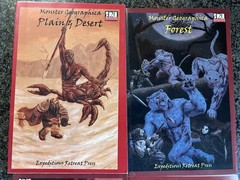 ✰ MONSTER GEOGRAPHICA 4 Book Lot d20 D&D 3.5 RPG Expeditious Retreat Qm42 NEWOoP