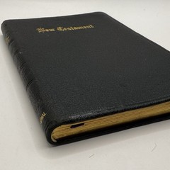 New Testament & Psalms ~ Self Pronouncing Edition National Bible Press Leather
