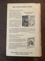 Mennonite Community Cookbook Showalter 1983 Revised HCDJ Vintage