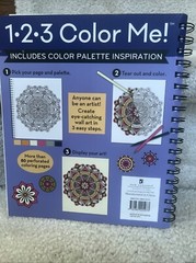 1-2-3 Color Me! – 3 books in 1: Relax, Col- spiral-bound, Seasons, 9781680225273