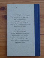 Bernhard Meuser: Benedikt XVI. Unser Papst. Ein Portrait, Pattloch 2005, HC