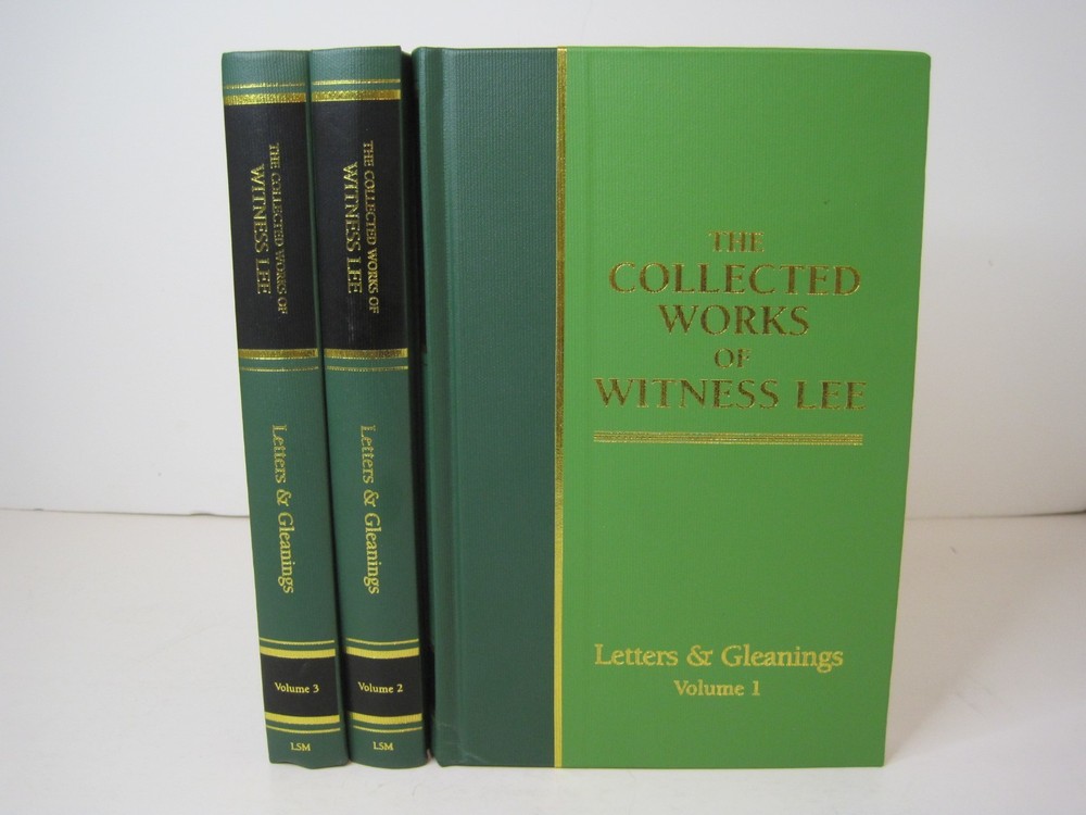 The Collected Works of Witness Lee HC Several Volumes and Years To Choose From