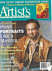 6-THE ARTIST’S MAGAZINES” FEB 98- MARCH 98- APRIL 98- JUNE 98- AUG 98- OCT B13