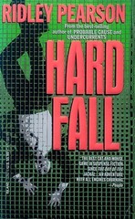 Hard Fall by Ridley Pearson / 1992 Espionage Thriller Paperback
