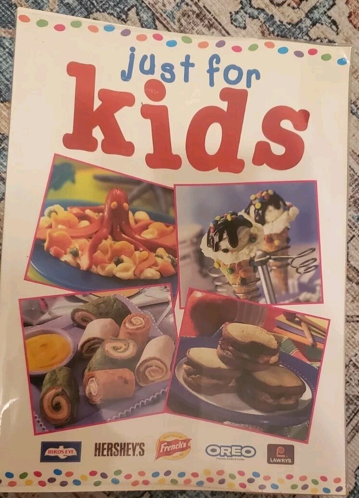 Just For Kids Collection, 3 Cookbooks in 1 Snacks Dinners Sweets Treats Recipes