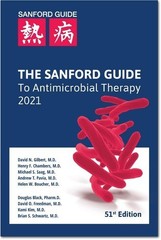 Sanford Guide to Antimicrobial Therapy 2021 Paperback Medical Reference Book USA