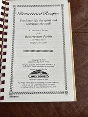 Resurected Recipes Parish HINGHAM MA Morris Press Cookbook 2002
