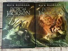 Percy Jackson and the Olympians Series by Rick Riordan Lot of 5 Books GUC