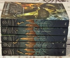 Percy Jackson and the Olympians Series by Rick Riordan Lot of 5 Books GUC